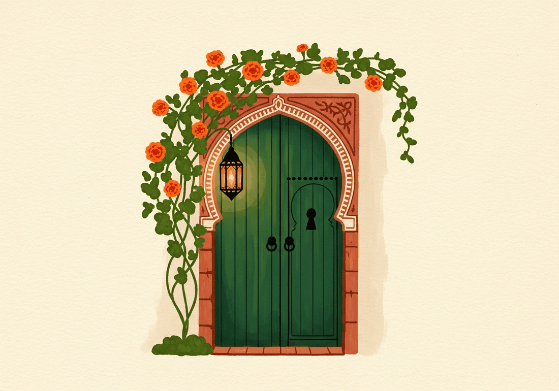 La porte du jardin — réservée aux membres